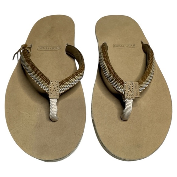 Hari Mari Scouts Women’s Flip Flops Sandals Tobacco Breeze Size 8 NWT - Picture 3 of 7